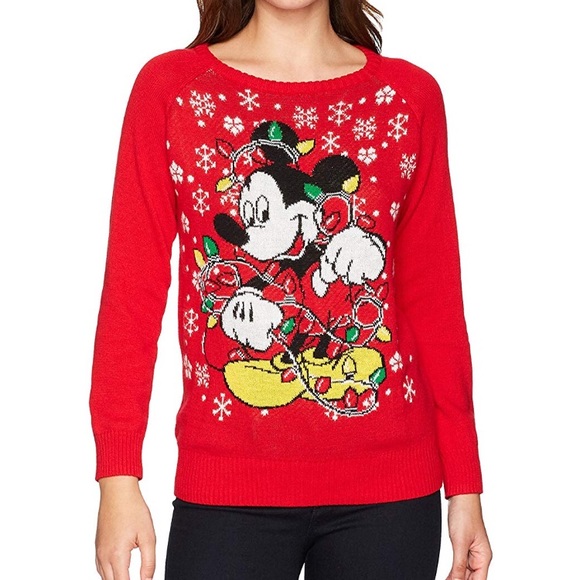 Hybrid Apparel | Sweaters | Women Mickey Mouse Light Up Holiday Sweater  Disney | Poshmark
